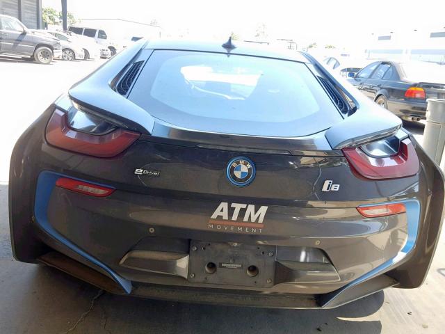 WBY2Z2C5XFV391525 - 2015 BMW I8 BLACK photo 9