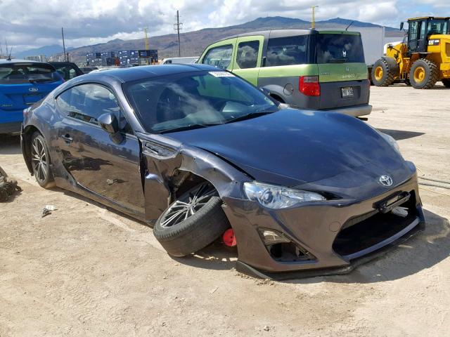 JF1ZNAA15E9700028 - 2014 TOYOTA SCION FR-S GRAY photo 1