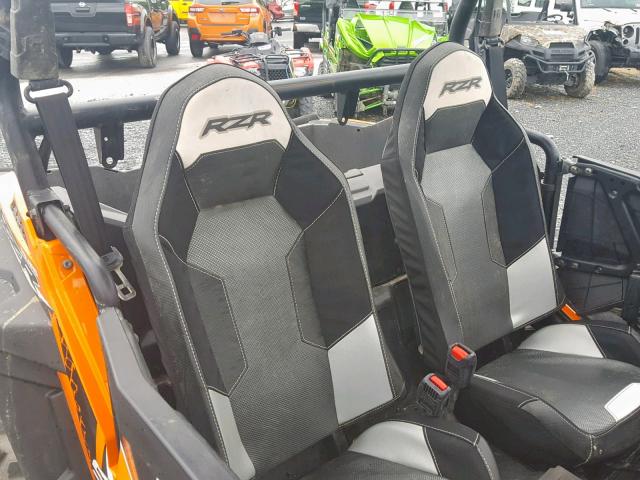 3NSVBE996HH008148 - 2017 POLARIS RZR S 1000 ORANGE photo 6