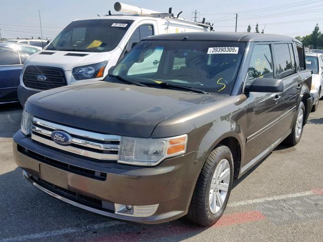 2FMGK5BC6BBD05979 - 2011 FORD FLEX SE BROWN photo 2