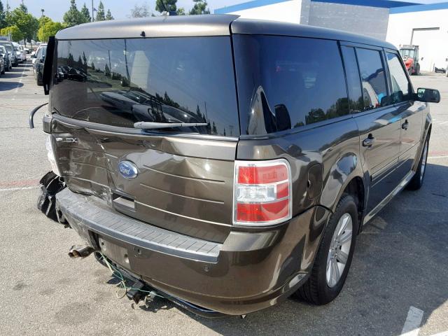 2FMGK5BC6BBD05979 - 2011 FORD FLEX SE BROWN photo 4