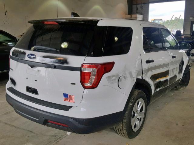 1FM5K8AR2KGA31199 - 2019 FORD EXPLORER P WHITE photo 4