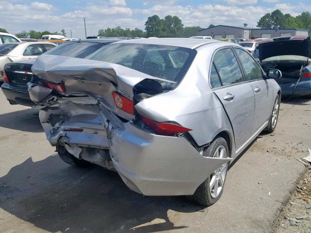 JH4CL96914C031890 - 2004 ACURA TSX SILVER photo 4