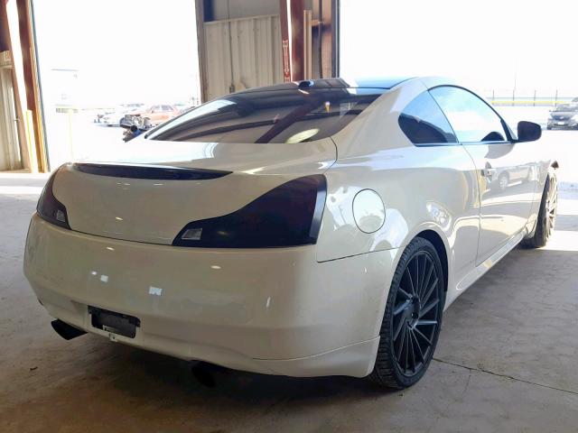 JNKCV64E79M600879 - 2009 INFINITI G37 BASE WHITE photo 4