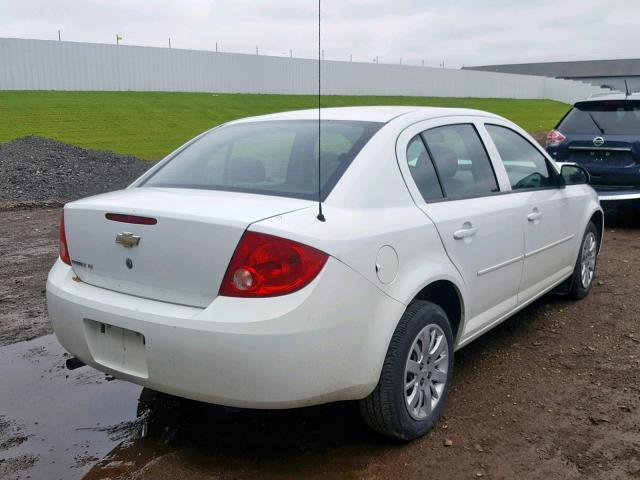 1G1AD5F51A7227031 - 2010 CHEVROLET COBALT 1LT WHITE photo 4