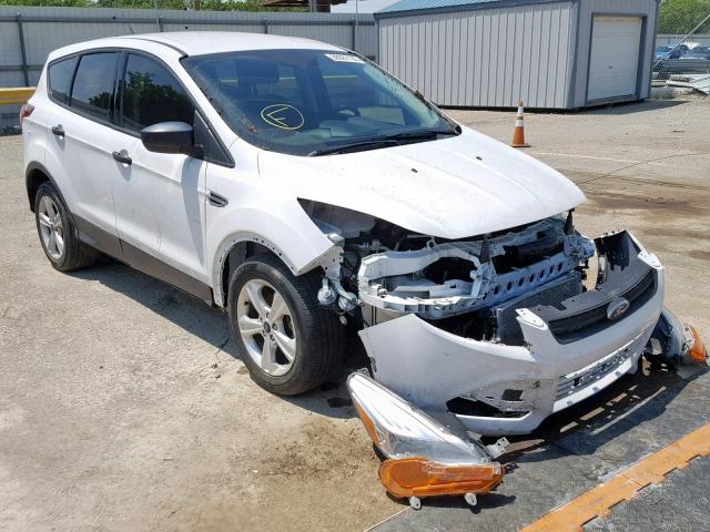 1FMCU0F77EUC92411 - 2014 FORD ESCAPE S WHITE photo 1