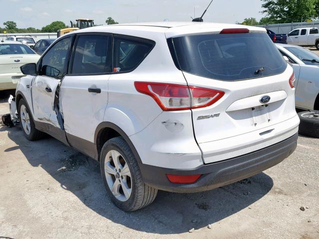 1FMCU0F77EUC92411 - 2014 FORD ESCAPE S WHITE photo 3