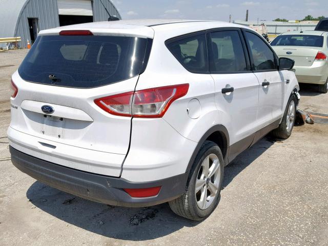 1FMCU0F77EUC92411 - 2014 FORD ESCAPE S WHITE photo 4