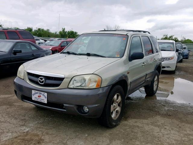 4F2YZ94193KM34359 - 2003 MAZDA TRIBUTE LX GOLD photo 2