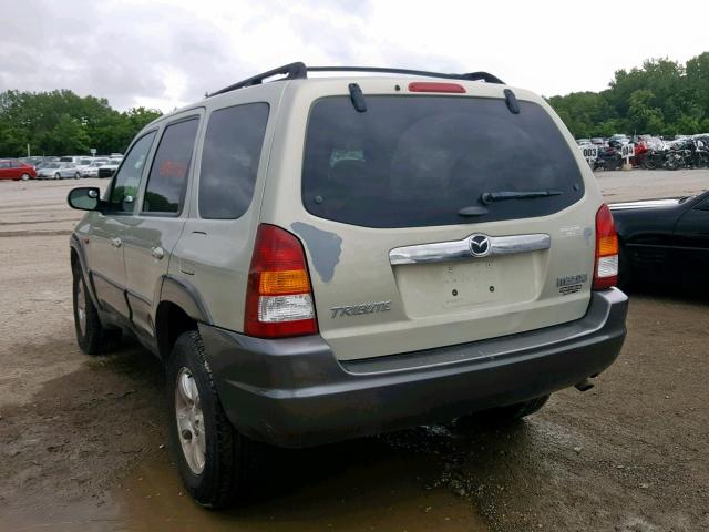 4F2YZ94193KM34359 - 2003 MAZDA TRIBUTE LX GOLD photo 3