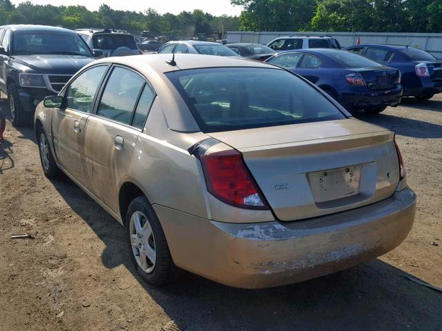 1G8AJ58F97Z103571 - 2007 SATURN ION LEVEL GOLD photo 3