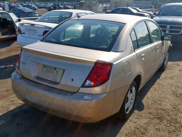 1G8AJ58F97Z103571 - 2007 SATURN ION LEVEL GOLD photo 4