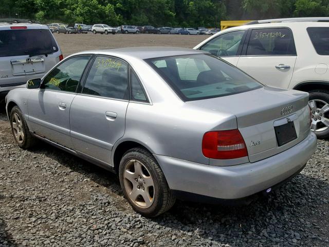 WAUDH68D81A032868 - 2001 AUDI A4 2.8 QUA GRAY photo 3