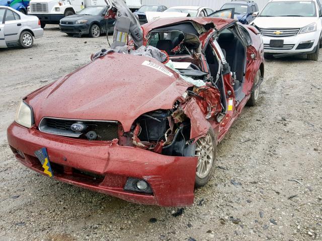 4S3BE625747203986 - 2004 SUBARU LEGACY L S MAROON photo 9