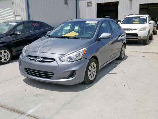 KMHCT4AE6HU316993 - 2017 HYUNDAI ACCENT SE GRAY photo 2