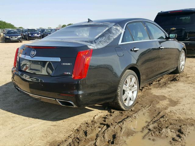 1G6AY5S38E0131267 - 2014 CADILLAC CTS PERFOR BLACK photo 4