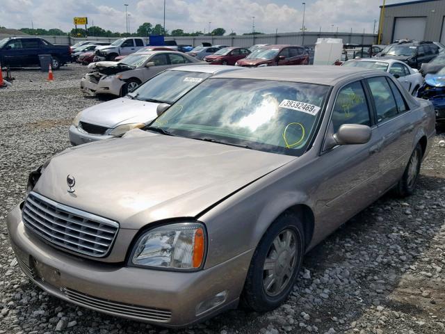 1G6KD54Y73U271275 - 2003 CADILLAC DEVILLE GRAY photo 2