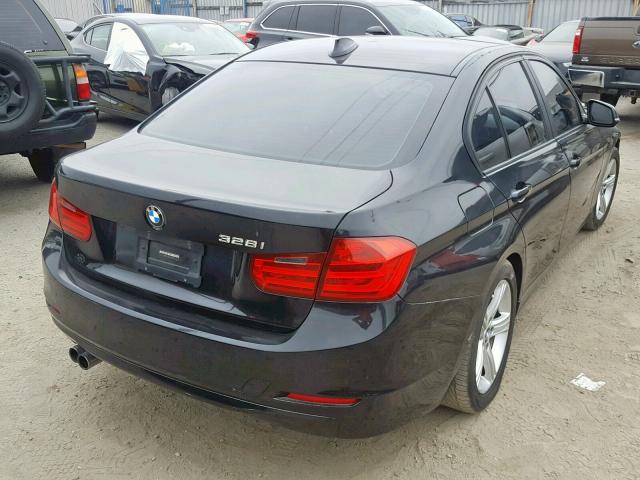 WBA3C1G57DNR44802 - 2013 BMW 328 I SULE BLACK photo 4