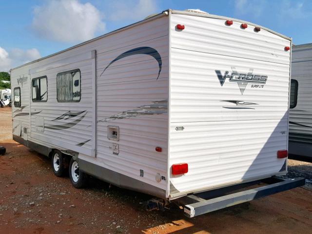 4X4TVCD26CX000683 - 2012 WILDWOOD TRAILER WHITE photo 3