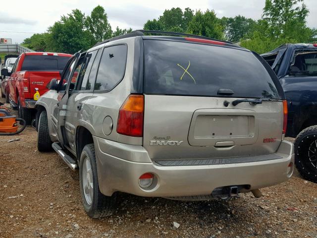 1GKDT13S032101886 - 2003 GMC ENVOY SILVER photo 3