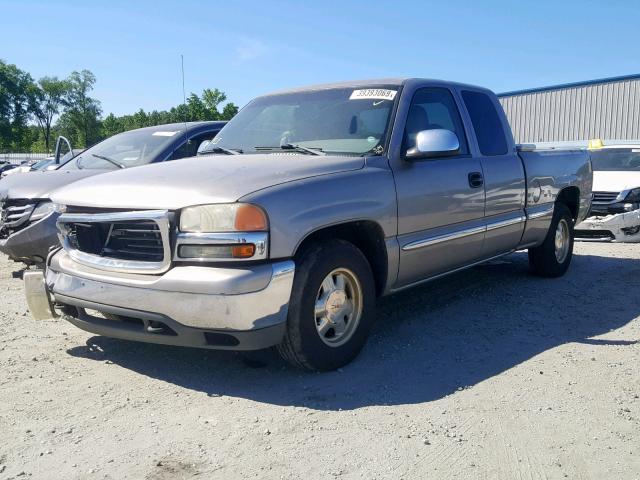 2GTEC19T511149817 - 2001 GMC NEW SIERRA SILVER photo 2