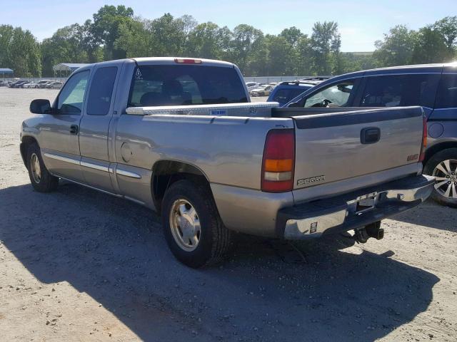 2GTEC19T511149817 - 2001 GMC NEW SIERRA SILVER photo 3