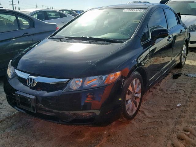 2HGFA16999H518301 - 2009 HONDA CIVIC EXL 黑色 照片 2