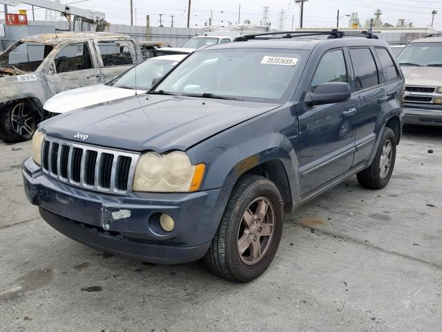 1J8GS48K77C573050 - 2007 JEEP GRAND CHER GREEN photo 2