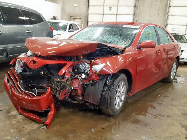 4T1BB3EK2AU118166 - 2010 TOYOTA CAMRY HYBR RED photo 2