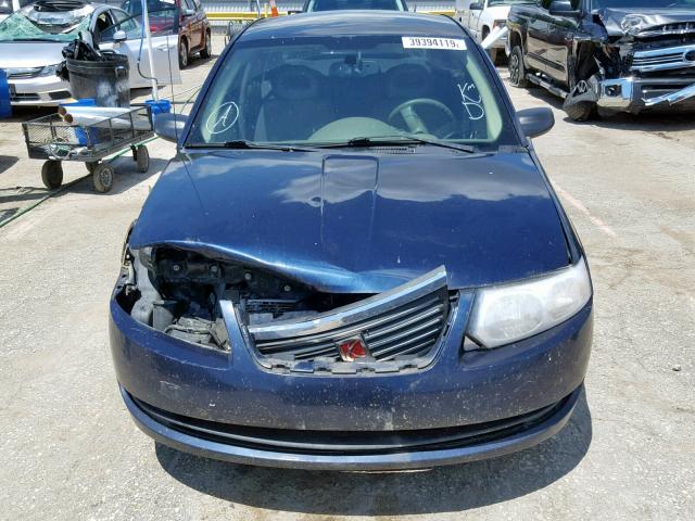 1G8AJ55F37Z120189 - 2007 SATURN ION LEVEL BLUE photo 9