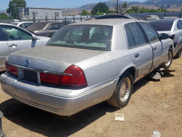 2MEFM75W6YX652797 - 2000 MERCURY GRAND MARQ SILVER photo 4