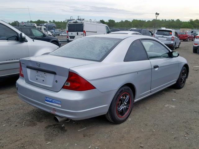 1HGEM22241L086077 - 2001 HONDA CIVIC DX GRAY photo 4