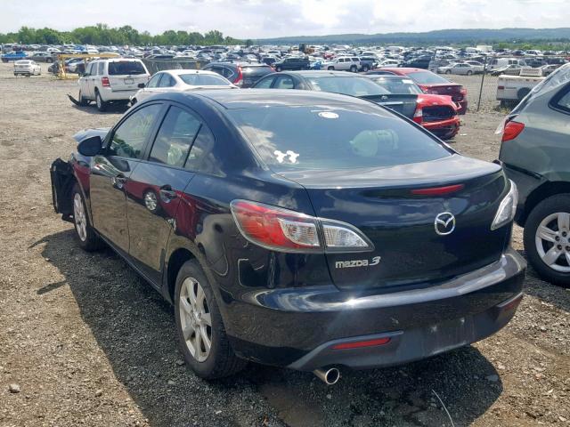 JM1BL1SG6A1283421 - 2010 MAZDA 3 I BLACK photo 3