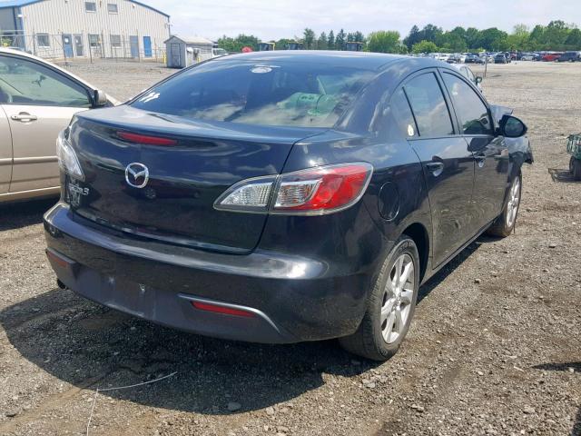 JM1BL1SG6A1283421 - 2010 MAZDA 3 I BLACK photo 4