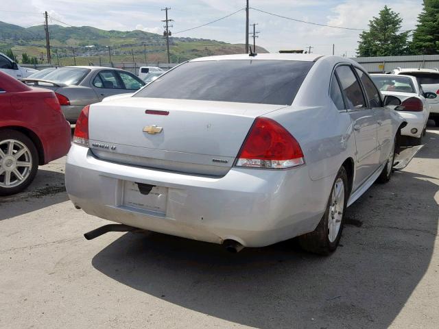 2G1WB5E3XF1158839 - 2015 CHEVROLET IMPALA LIM SILVER photo 4