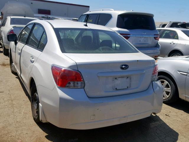 JF1GJAA64EG010720 - 2014 SUBARU IMPREZA WHITE photo 3