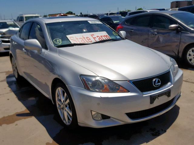 JTHBE262185021015 - 2008 LEXUS IS 350 SILVER photo 1