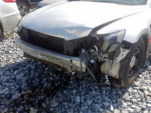 1FAHP2L85FG159663 - 2015 FORD TAURUS POL SILVER photo 9