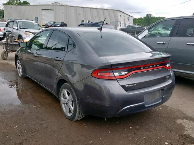 1C3CDFBB4FD320107 - 2015 DODGE DART SXT GRAY photo 3