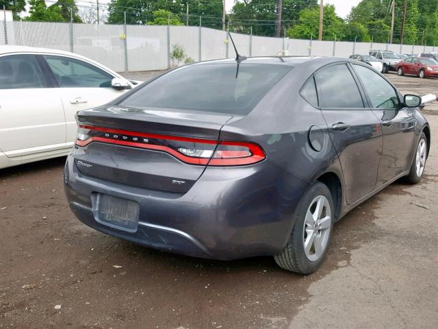 1C3CDFBB4FD320107 - 2015 DODGE DART SXT GRAY photo 4