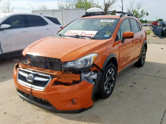 JF2GPAFC0F8232109 - 2015 SUBARU XV CROSSTR ORANGE photo 2