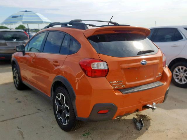 JF2GPAFC0F8232109 - 2015 SUBARU XV CROSSTR ORANGE photo 3