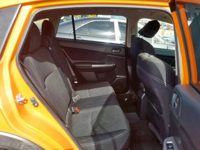 JF2GPAFC0F8232109 - 2015 SUBARU XV CROSSTR ORANGE photo 6