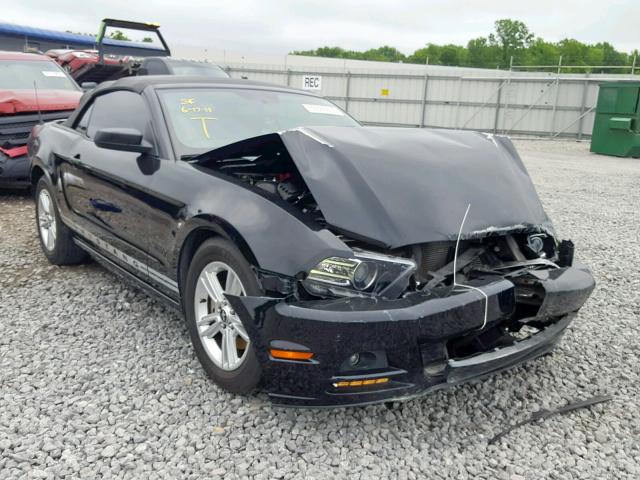 1ZVBP8EM5E5240411 - 2014 FORD MUSTANG BLACK photo 1