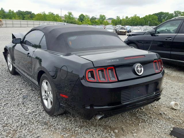 1ZVBP8EM5E5240411 - 2014 FORD MUSTANG BLACK photo 3