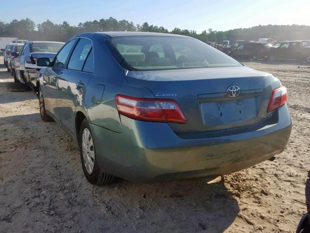 4T1BE46K47U551508 - 2007 TOYOTA CAMRY NEW GREEN photo 3