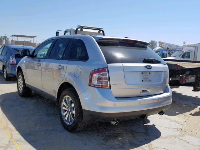 2FMDK4JC9ABA87307 - 2010 FORD EDGE SEL SILVER photo 3