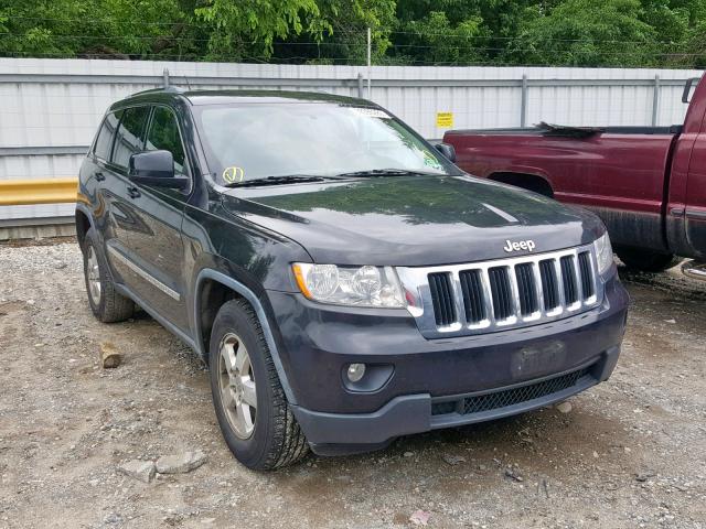 1J4RR4GG1BC555140 - 2011 JEEP GRAND CHER BLACK photo 1