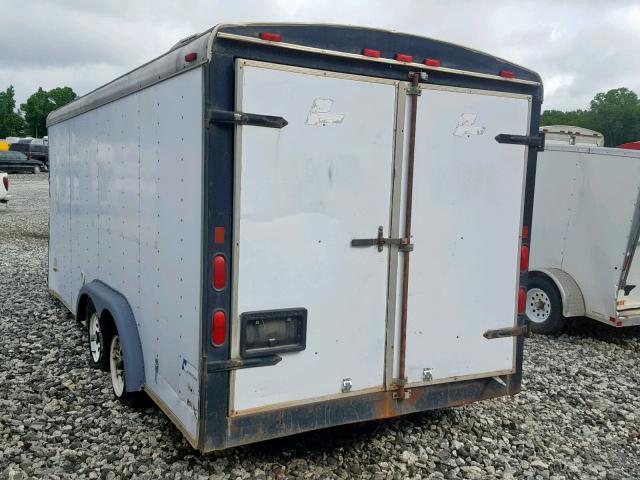 4FPUB1622TG011906 - 1996 PACE TRAILER WHITE photo 3