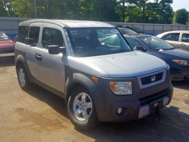 5J6YH18584L007844 - 2004 HONDA ELEMENT EX SILVER photo 1